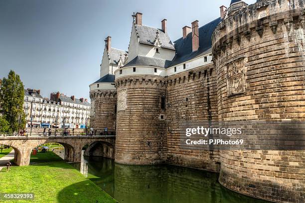 nantes - the castle of brittany duke's - nantes stock pictures, royalty-free photos & images