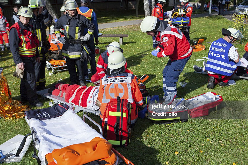 Disaster management exercise, mass-casualty incident