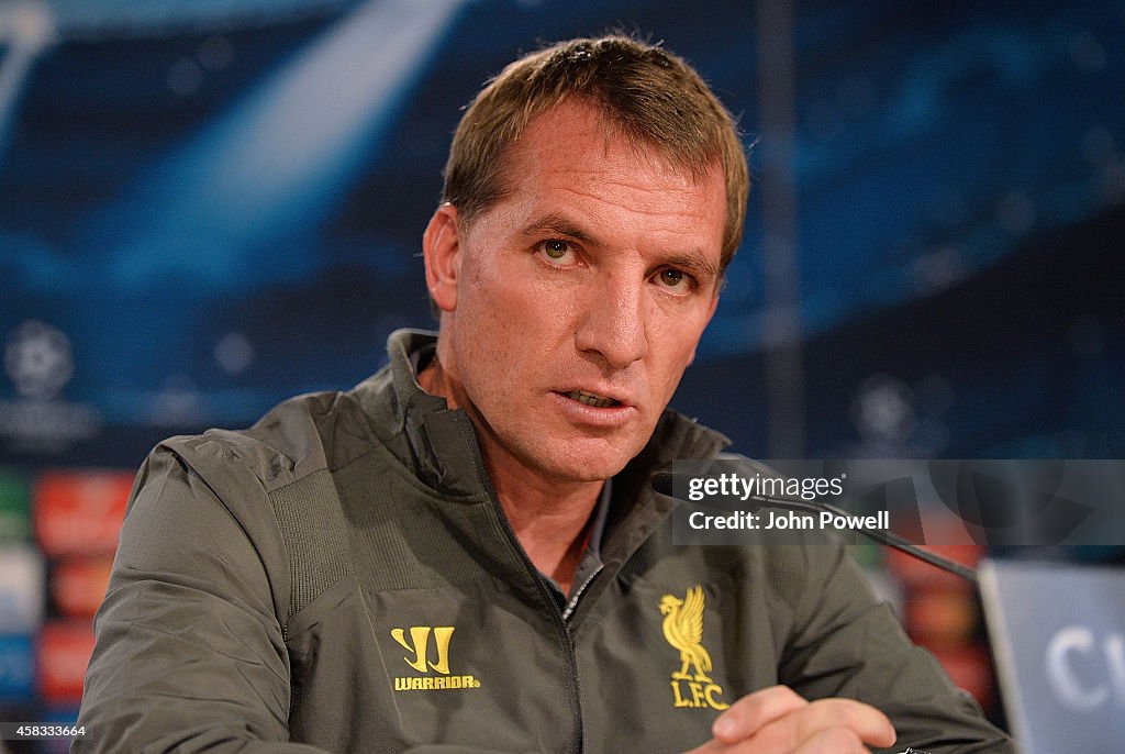 Liverpool FC Training and Press Conference