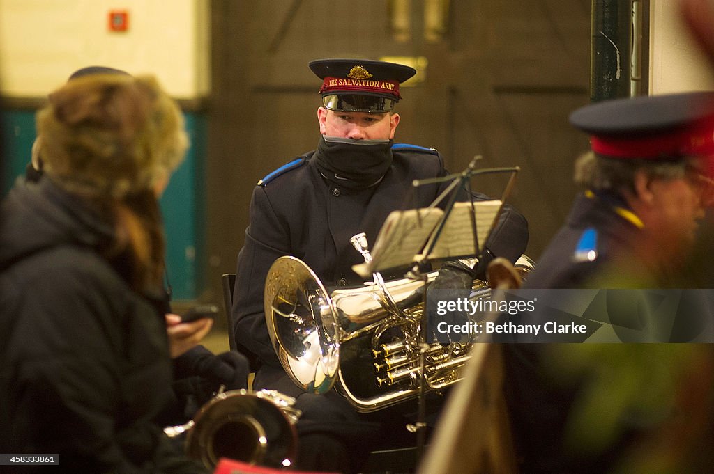 Visitors Enjoy A Traditional Christmas Experience At The Beamish Museum