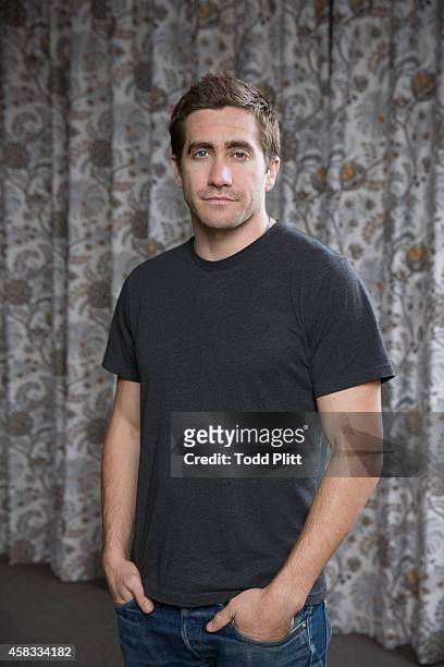 Actor Jake Gyllenhaal is photographed for USA Today on October 18, 2014 in New York City.