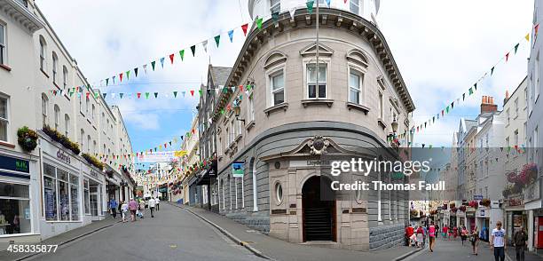 central st peter port, guernsey - guernsey stock pictures, royalty-free photos & images