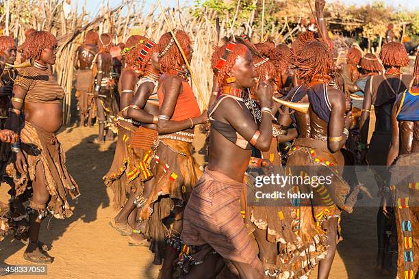 bull jumping ceremony - traditional ceremony stock pictures, royalty-free photos & images