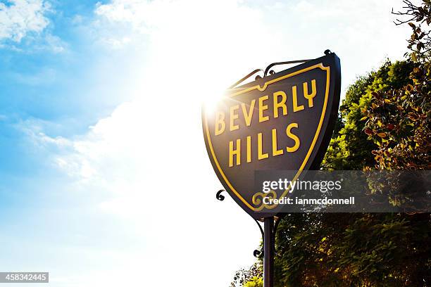 beverly hills - beverly hills stockfoto's en -beelden