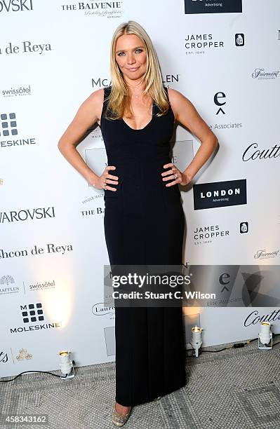Model Jodie Kidd attends the Walpole British Luxury Awards 2014 at the Victoria & Albert museum on November 3, 2014 in London, England.