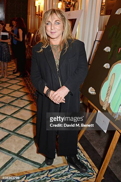 Helen Lederer attends a fundraising event for The Eve Appeal at Claridge's Hotel on November 3, 2014 in London, England.