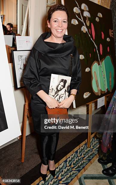 Olivia Colman attends a fundraising event for The Eve Appeal at Claridge's Hotel on November 3, 2014 in London, England.