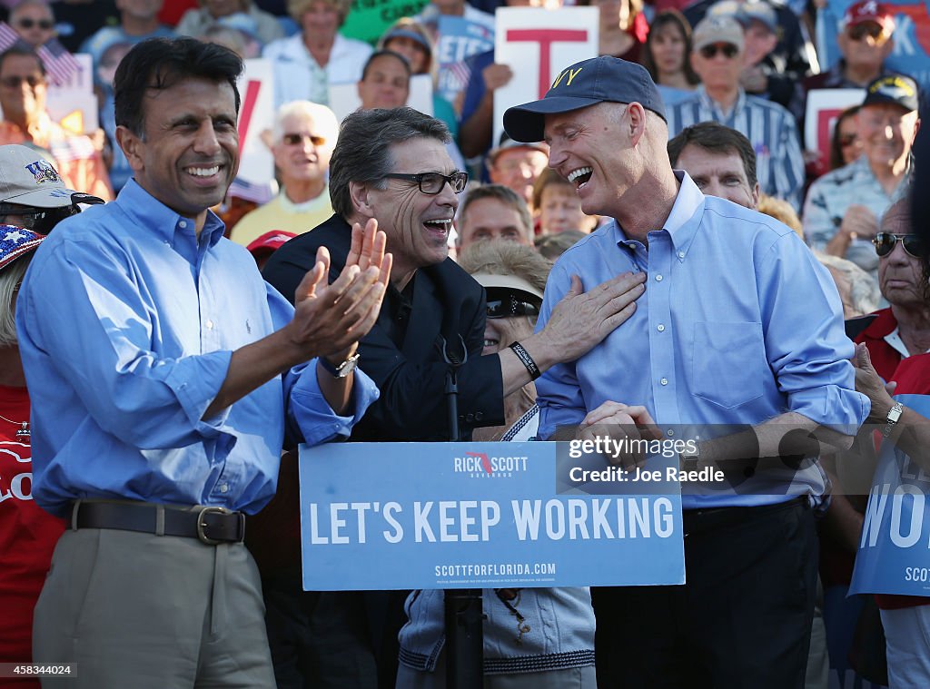 Gov. Rick Scott Campaigns For His Re-Election