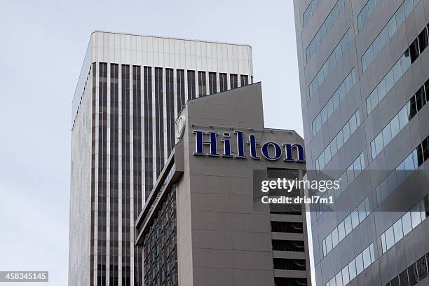 seattle hilton hotel - hilton americas hotel stock pictures, royalty-free photos & images