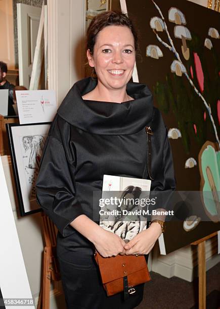 Olivia Colman attends a fundraising event for The Eve Appeal at Claridge's Hotel on November 3, 2014 in London, England.