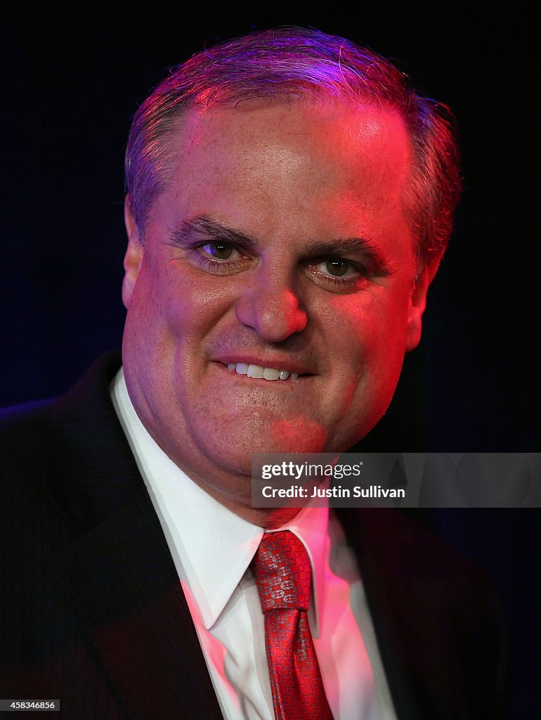 Democratic Senator For Arkansas Mark Pryor Campaigns For Re-Election