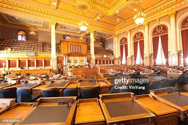 house of representatives in sate capitol, iowa - iowa house stock pictures, royalty-free photos & images
