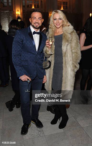 Robin Windsor and Ali Bastian attends an after party following the press night performance of "Dance 'Til Dawn" at The The Waldorf Hilton Hotel on...