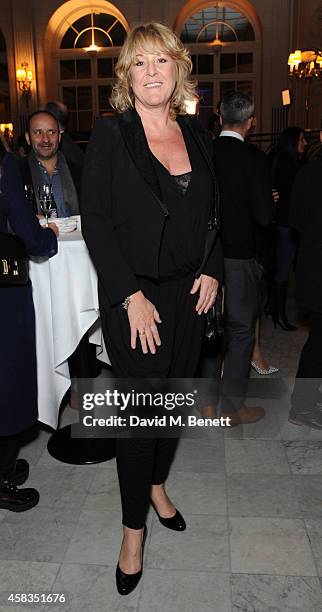 Karen Bruce attends an after party following the press night performance of "Dance 'Til Dawn" at The The Waldorf Hilton Hotel on November 3, 2014 in...