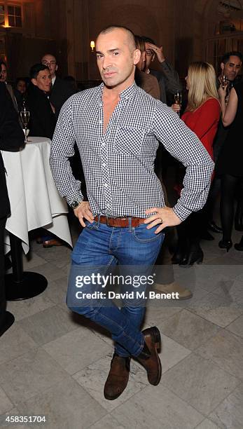 Louis Spence attends an after party following the press night performance of "Dance 'Til Dawn" at The The Waldorf Hilton Hotel on November 3, 2014 in...