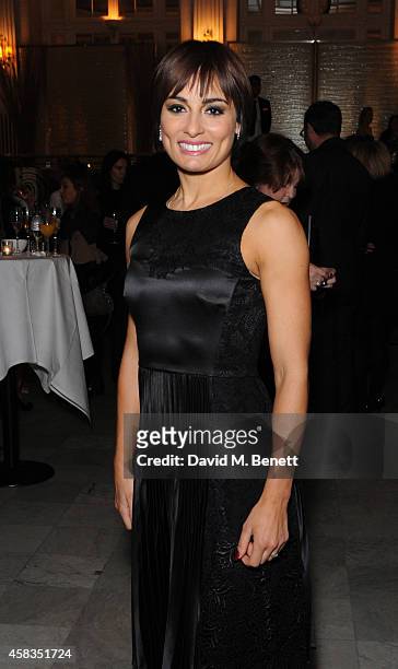 Flavia Cacace attends an after party following the press night performance of "Dance 'Til Dawn" at The The Waldorf Hilton Hotel on November 3, 2014...