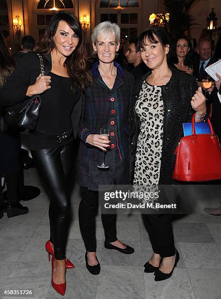 Lizzy Cundy, Judy Murray and Arlene Phillips attends an after party following the press night performance of "Dance 'Til Dawn" at The The Waldorf...