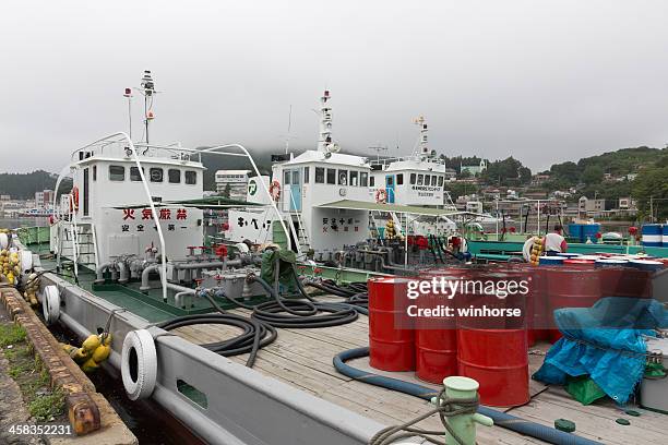 kesennuma bay in miyagi prefecture, japan - 2011 tohoku earthquake and tsunami stock pictures, royalty-free photos & images