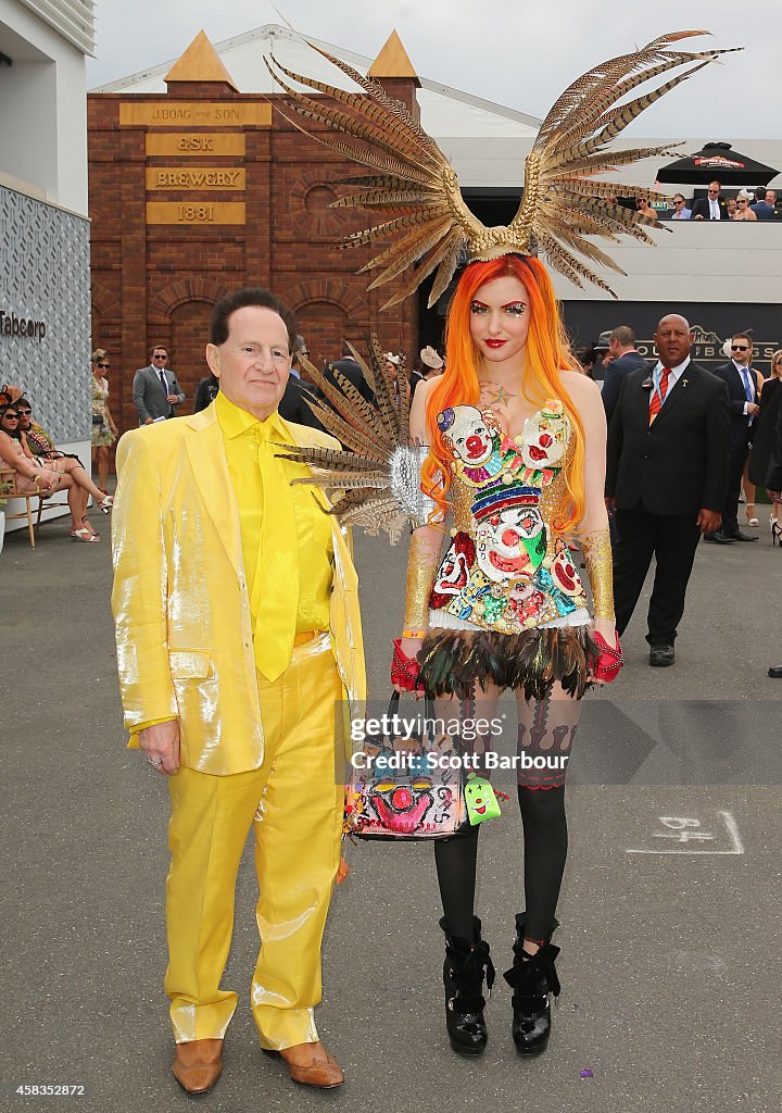 Celebrities Attend Melbourne Cup Day