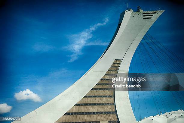 montreal olympic stadium - montreal olympic stadium 個照片及圖片檔