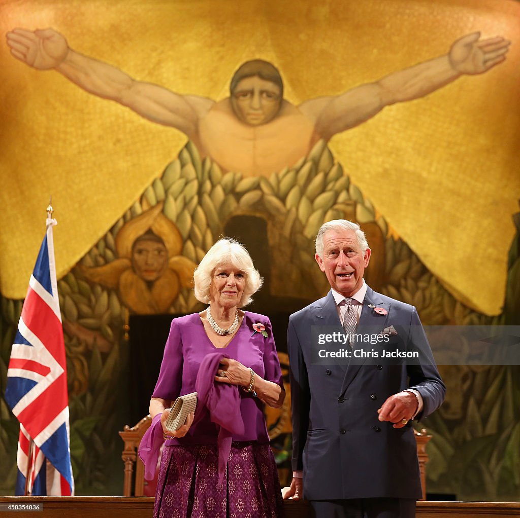 Prince Of Wales And The Duchess Of Cornwall Visit Mexico - Day 2