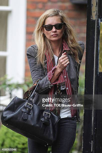 Kate Moss is seen on May 05, 2012 in London, United Kingdom.