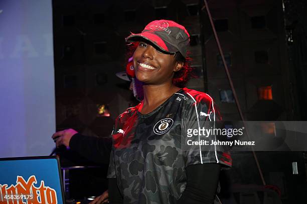Scottie Beam attends Hot 97 Who's Next? at S.O.B.'s on January 28 in New York City.