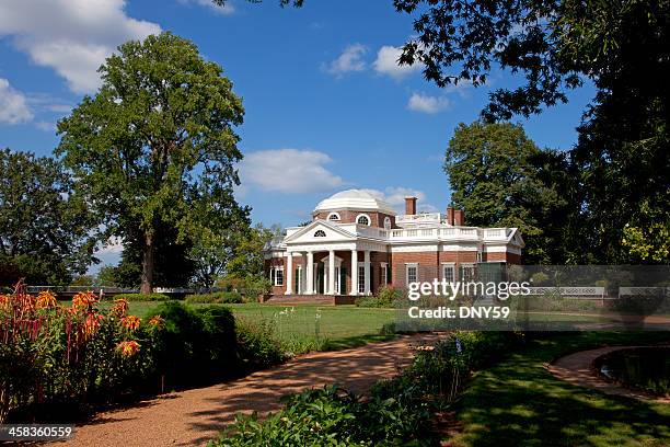 salle monticello - thomas jefferson photos et images de collection