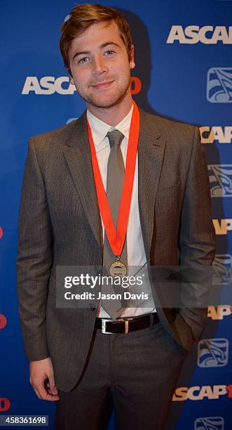 Singer Songwriter Jummy Robbins arrives at the 52nd annual ASCAP Country Music awards at Music City Center on November 3, 2014 in Nashville,...