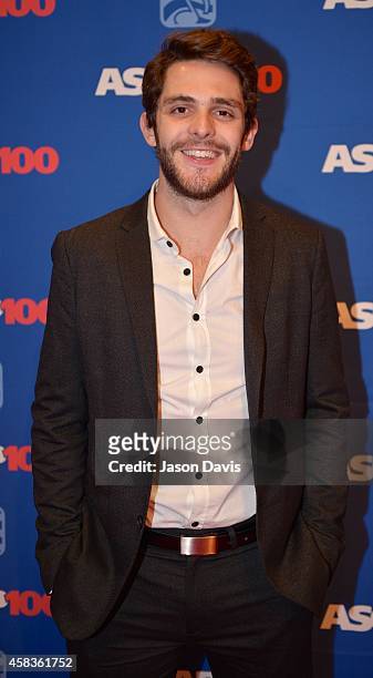 Recording Artist Thomas Rhett arrives at the 52nd annual ASCAP Country Music awards at Music City Center on November 3, 2014 in Nashville, Tennessee.