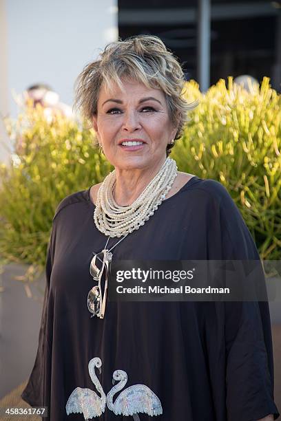 Actress Roseanne Barr attends the photo call for Roseanne Barr's "Roseanne For President!" at Sundance Sunset Cinema on July 01, 2016 in Los Angeles,...