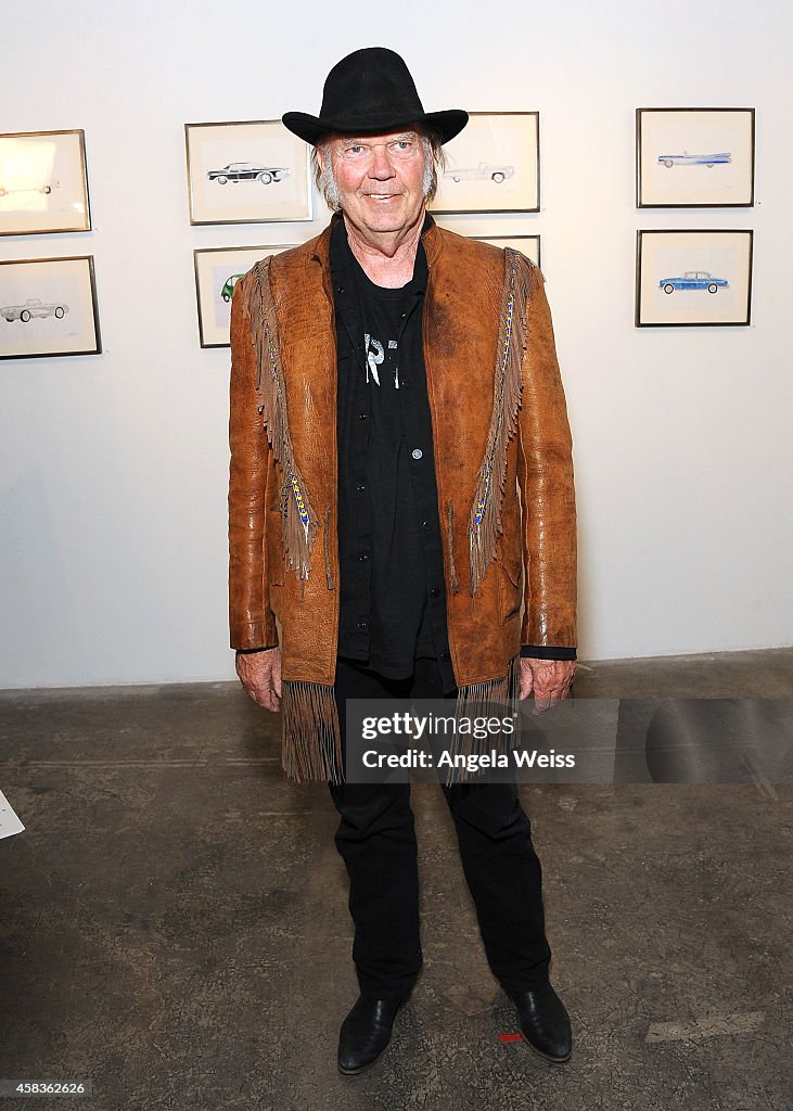 Neil Young Opening Night Reception For "Special Deluxe" Art Exhibition