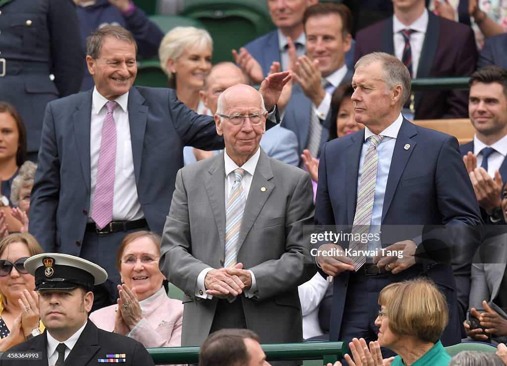 Celebrities Attend Wimbledon