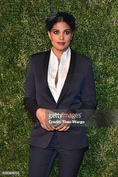 Designer Rachel Roy attends the 11th annual CFDA/Vogue Fashion Fund Awards at Spring Studios on November 3, 2014 in New York City.