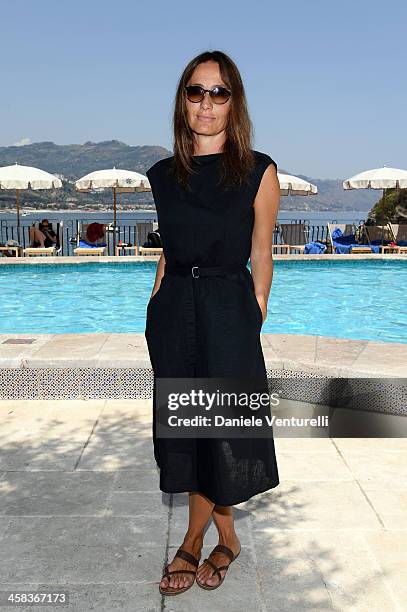 Maria Sole Tognazzi attends a press conference for Nastri D'Argento on July 2, 2016 in Taormina, Italy.