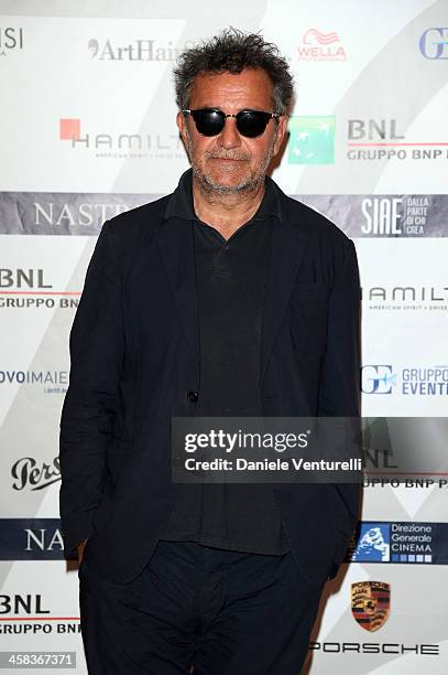 Producer Pietro Valsecchi attends a press conference for Nastri D'Argento on July 2, 2016 in Taormina, Italy.