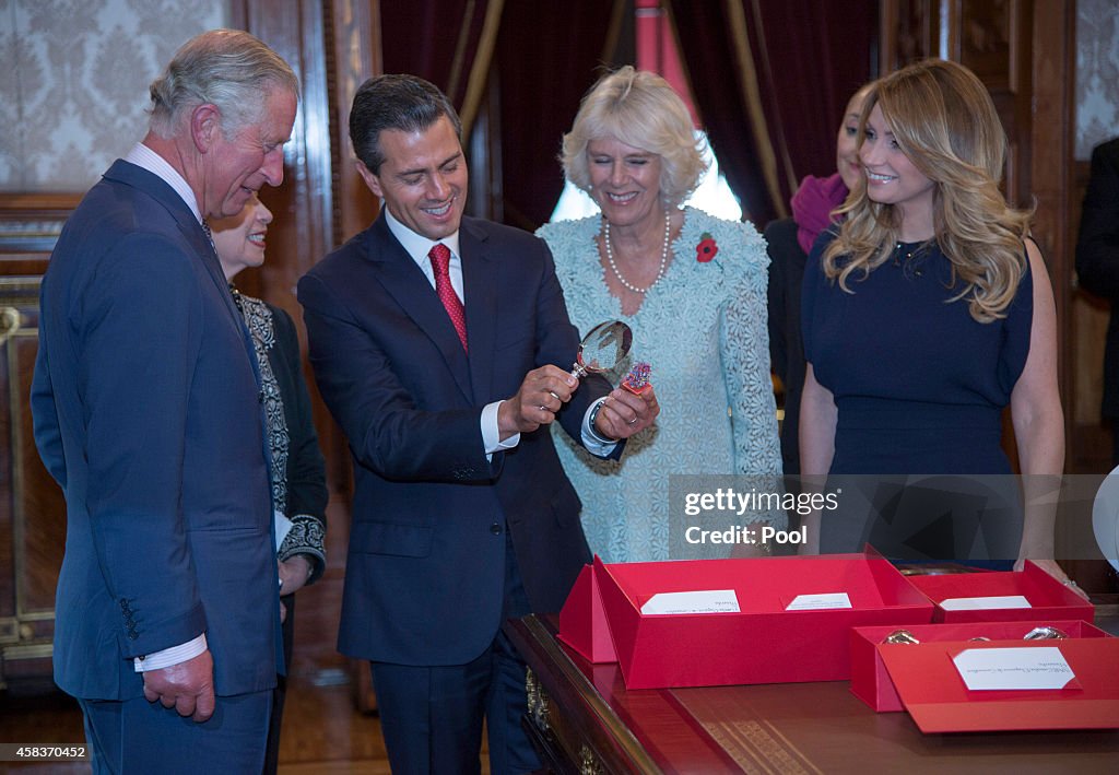 Prince Charles and Camilla Duchess of Cornwall official visit to Mexico - 03 Nov 2014