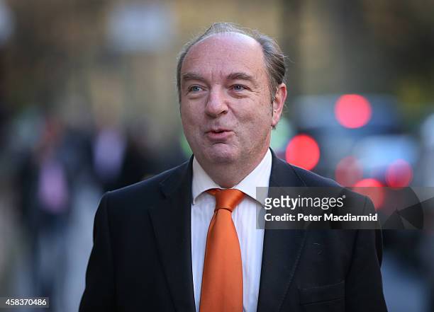 Norman Baker arrives at Liberal Democrat headquarters on November 4, 2014 in London, England. Liberal Democrat MP Norman Baker has resigned as a Home...