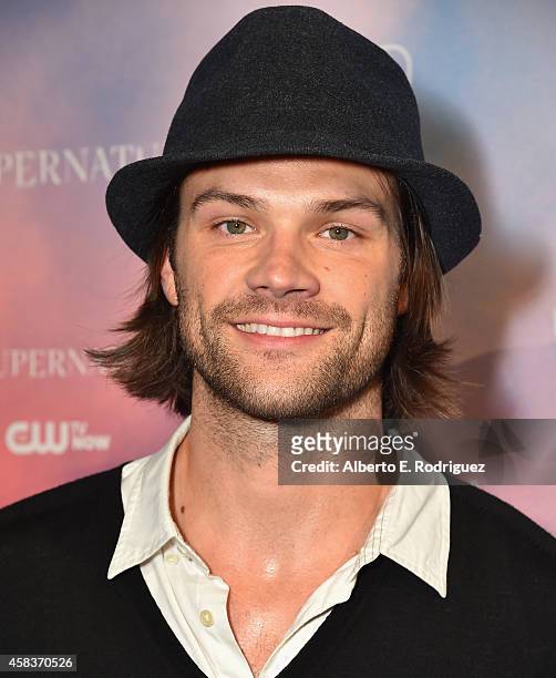 Actor Jared Padalecki attends the CW's Fan Party to Celebrate the 200th episode of "Supernatural" on November 3, 2014 in Los Angeles, California.