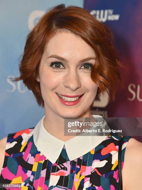 Actress Felicia Day attends the CW's Fan Party to Celebrate the 200th episode of "Supernatural" on November 3, 2014 in Los Angeles, California.