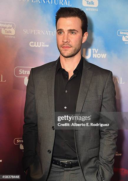 Actor Gil McKinney attends the CW's Fan Party to Celebrate the 200th episode of "Supernatural" on November 3, 2014 in Los Angeles, California.