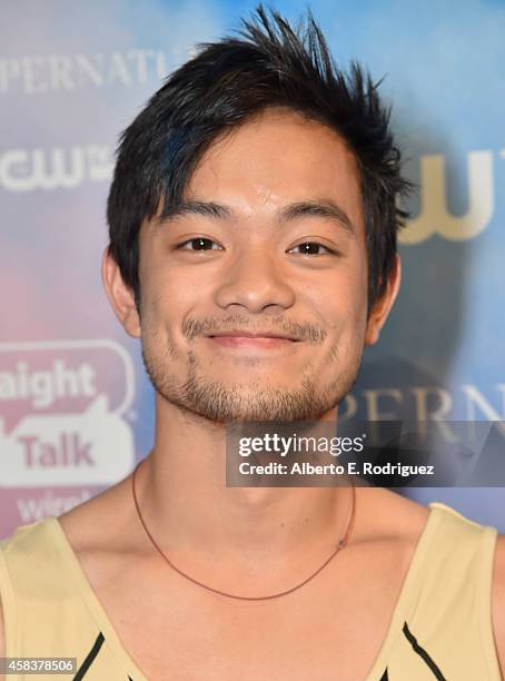 Actor Osric Chau attends the CW's Fan Party to Celebrate the 200th episode of "Supernatural" on November 3, 2014 in Los Angeles, California.