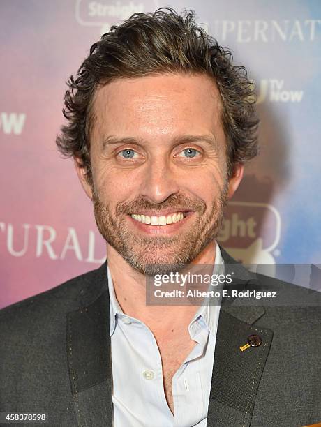 Actor Rob Benedict attends the CW's Fan Party to Celebrate the 200th episode of "Supernatural" on November 3, 2014 in Los Angeles, California.