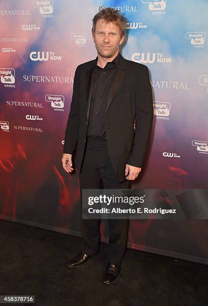 Actor Mark Pellegrino attends the CW's Fan Party to Celebrate the 200th episode of "Supernatural" on November 3, 2014 in Los Angeles, California.