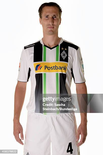 Roel Brouwers poses during the Media Day of Borussia Moenchengladbach at Borussia-Park on July 10, 2014 in Moenchengladbach, Germany.