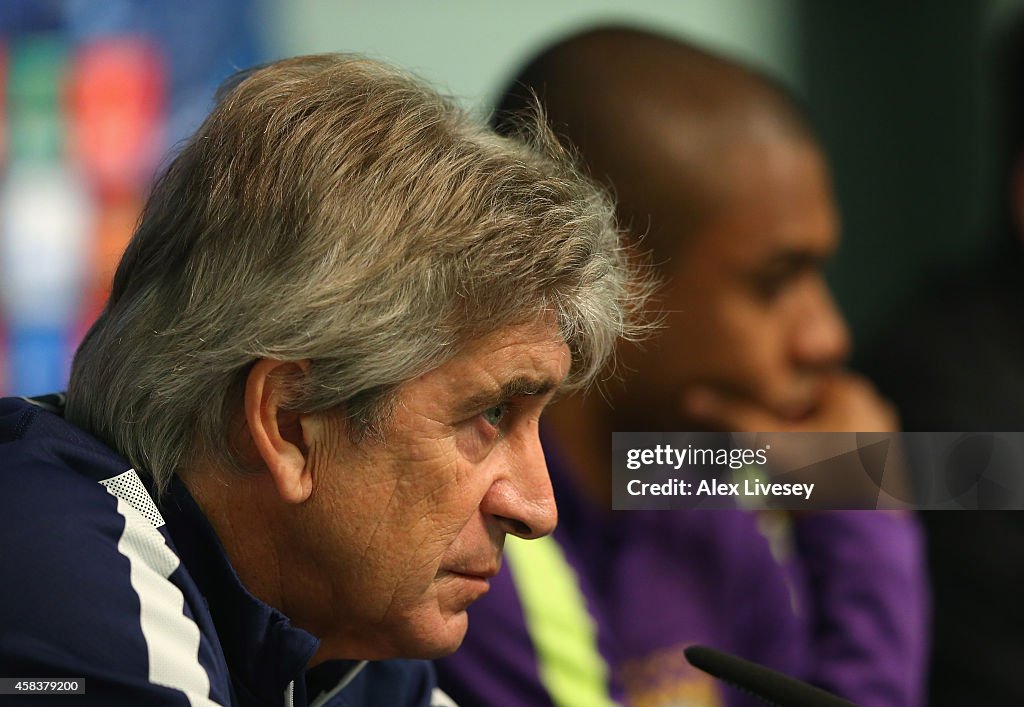 Manchester City Training & Press Conference