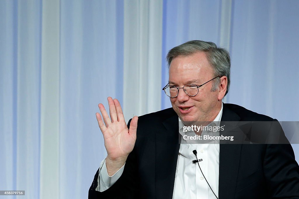 Google Inc. Chairman Eric Schmidt Speaks In Tokyo