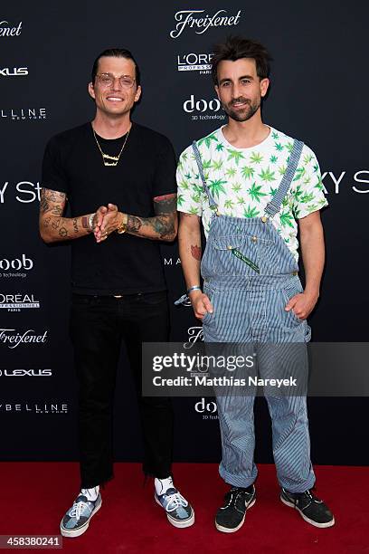 Carl Jakob Haupt and David Kurt Karl Roth during the MICHALSKY StyleNite 2016 on July 1, 2016 in Berlin, Germany.