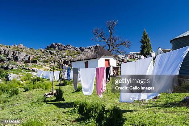 Houses in Heuningvlei on September 17, 2014 in Clanwilliam. Heuningvlei is a small village situated in the heart of the Cederberg Mountains. It was...