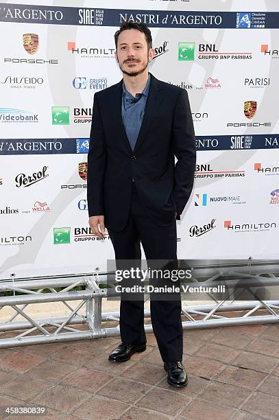 Michele Alaique attends a cocktail party ahead of Nastri D'Argento on July 2, 2016 in Taormina, Italy.